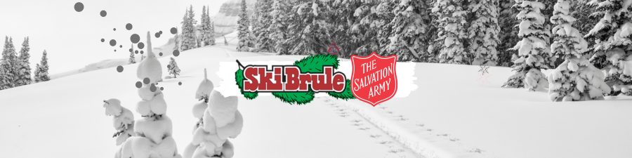 Ski Brule and Salvation Army Banner